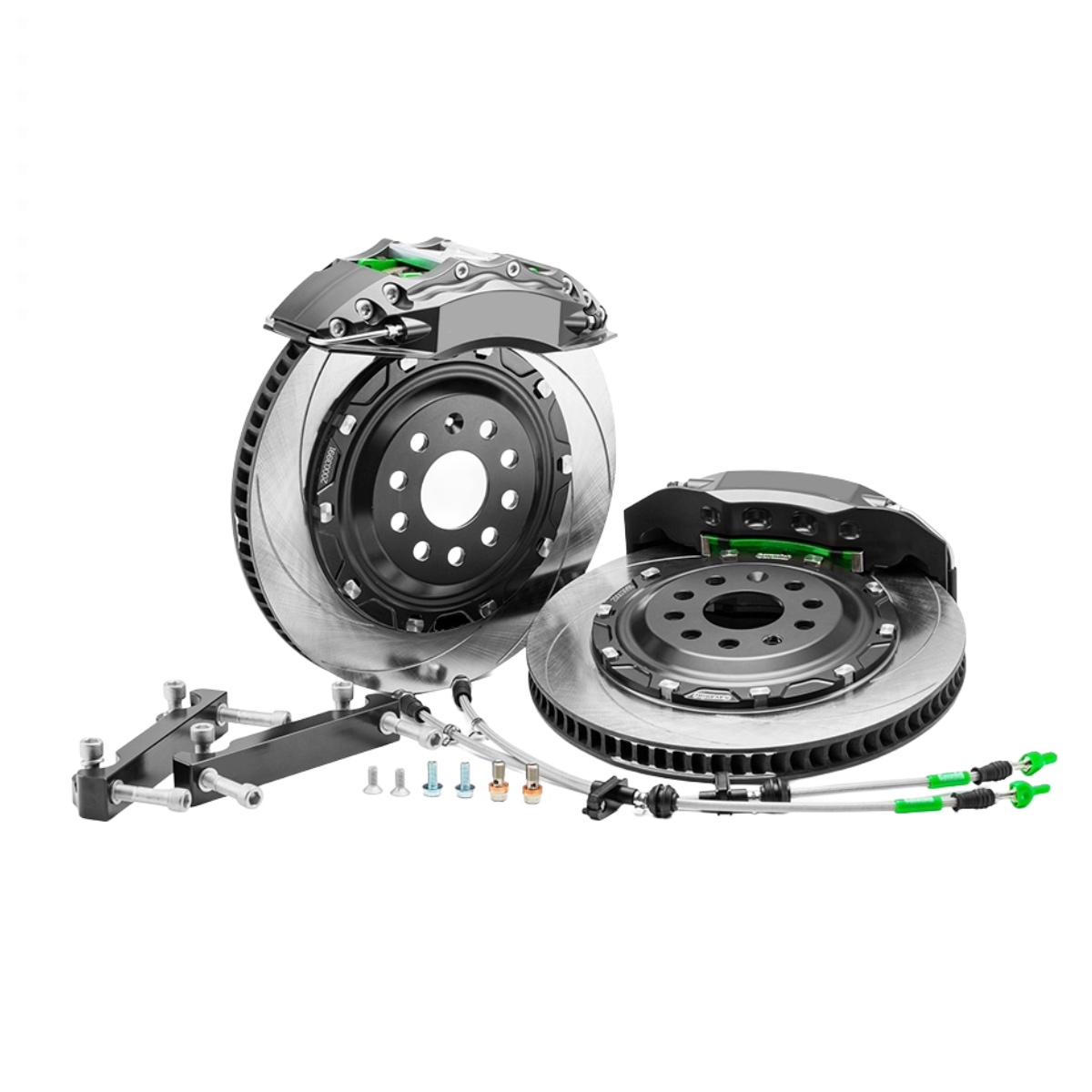 ECR Racing Big Brake Kit - 2-piece floating disc, caliper and bracket assembly